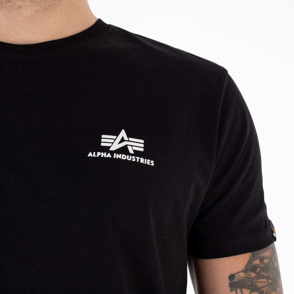 Tričko Alpha Industries Basic T Small Logo 18850503 - čierne