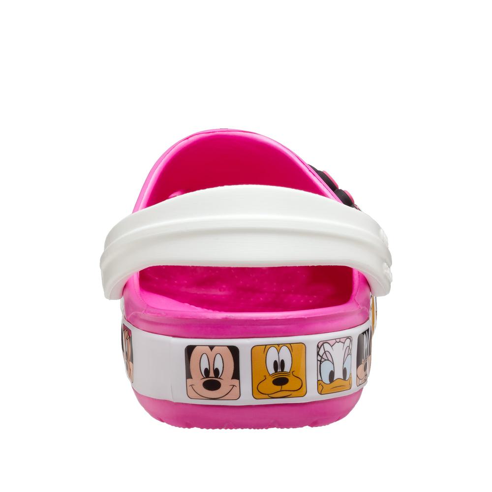 Klapky Crocs Toddler Fun Lab Disney Minnie Mouse Band Clog 207720-6QQ - ružové