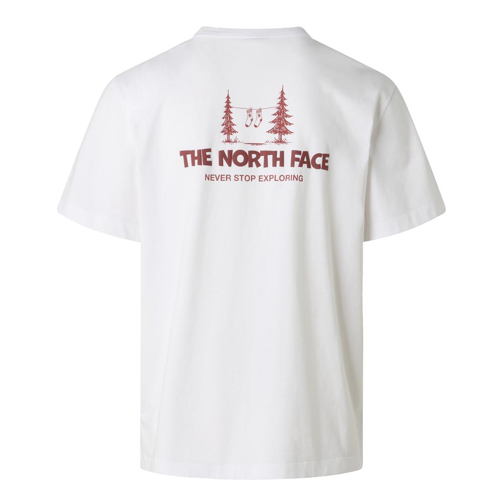 Tričko pánske The North Face Camping 0A8GQMFN41 - biele
