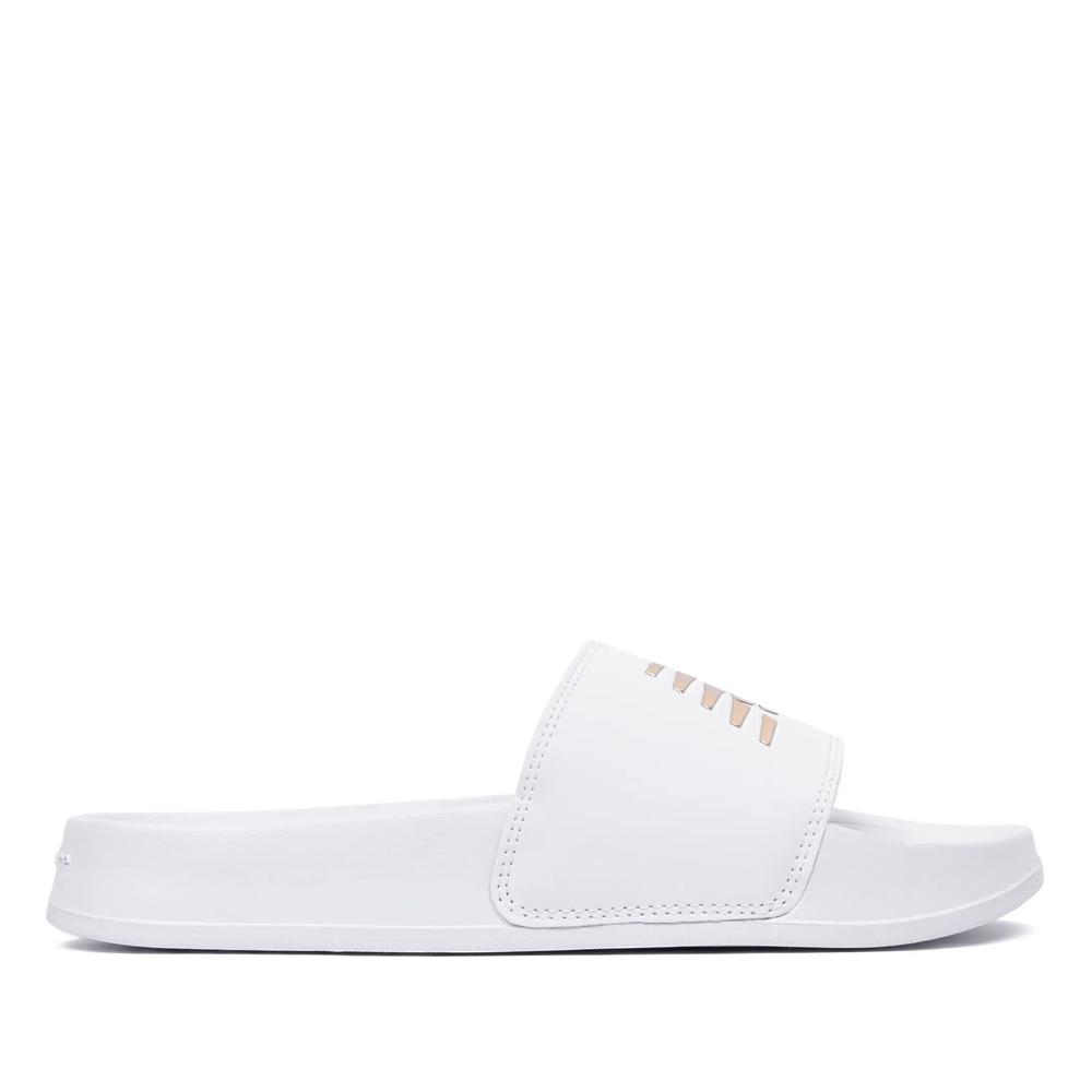 Klapky New Balance SWM200J3 - biele