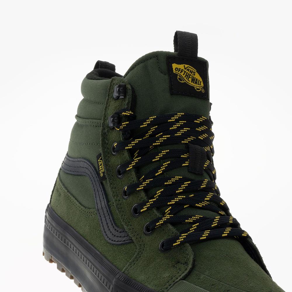 Pánske topánky Vans SK8-Hi Waterproof Insulated VN000DAQ2031 - zelené