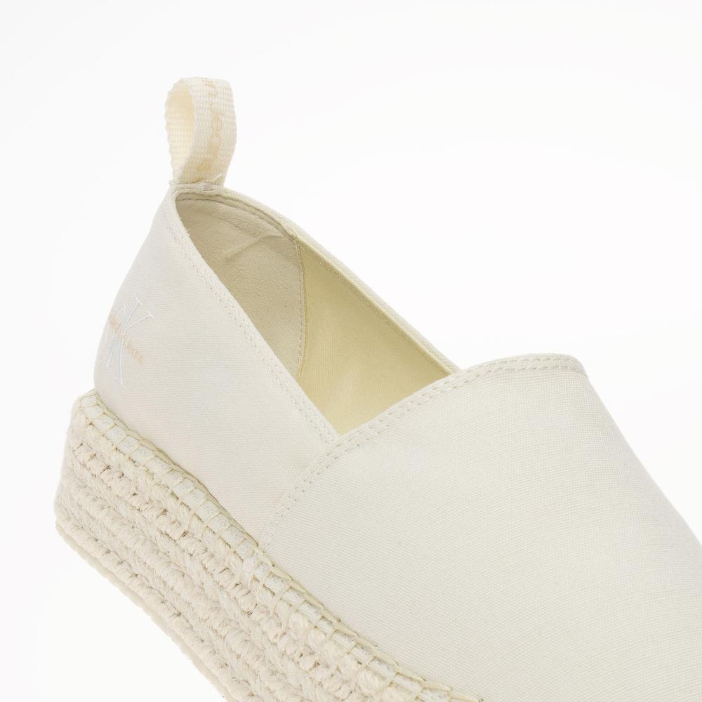 Topánky Calvin Klein Platform Espadrille ML BTW YW0YW01378-0F9 - biele