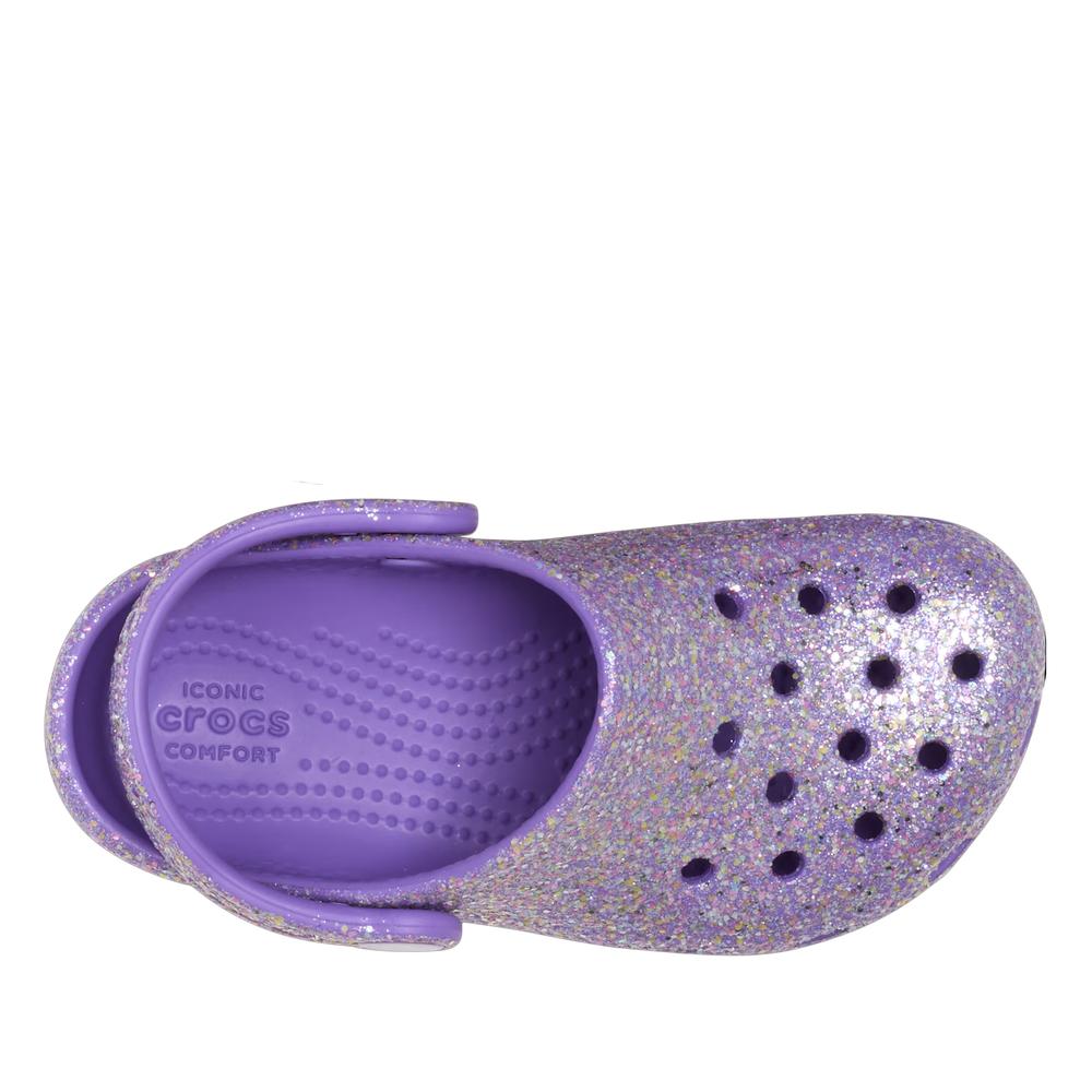 Klapky Crocs Classic Fantasy Glitter Clog 212562-510 - fialové