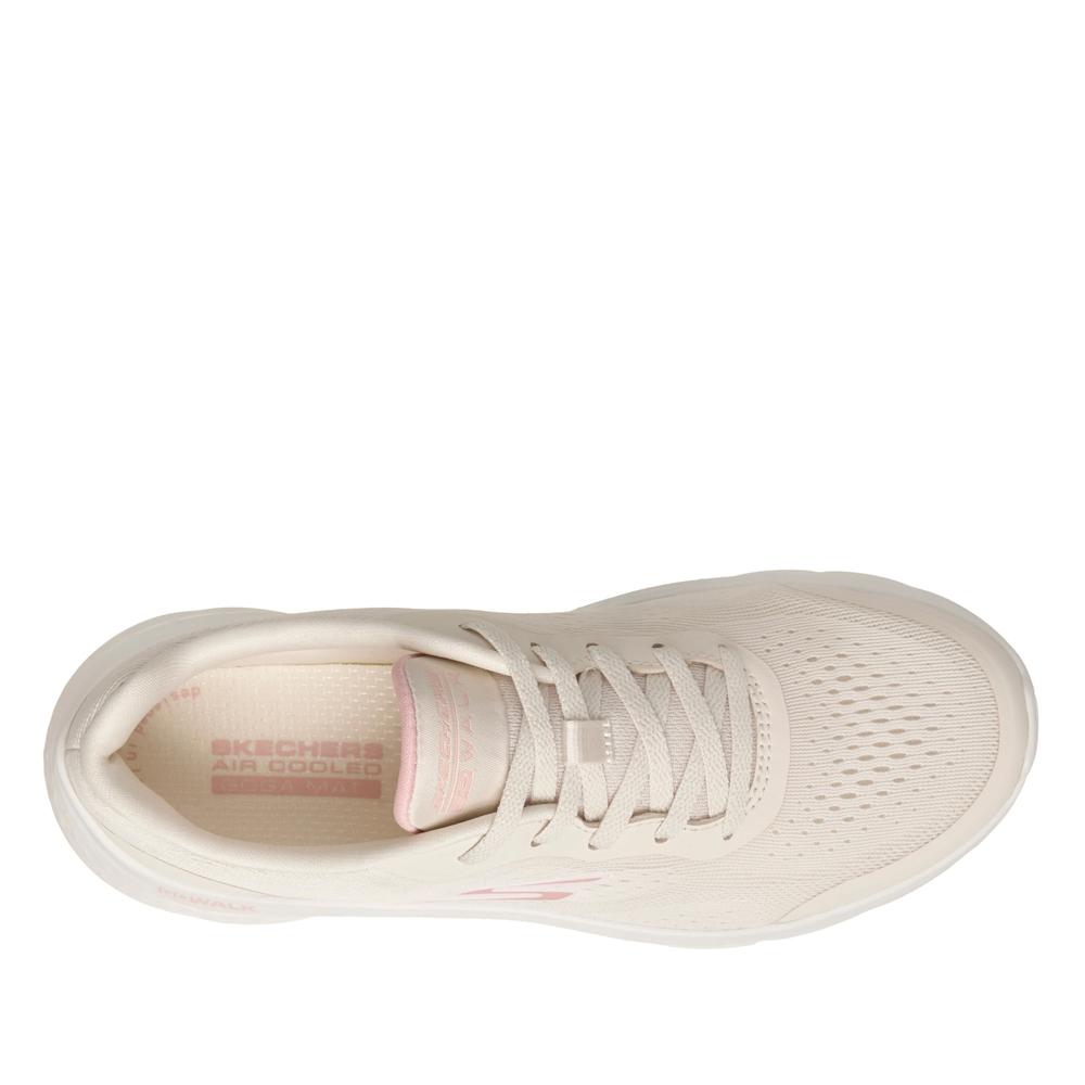 Dámske topánky Skechers Go Walk Flex Serenity 125526NTPK - béžové