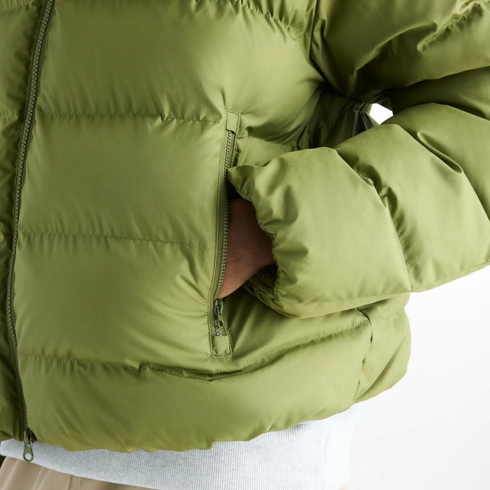 Mužský bunda New Balance Boston Puffer MJ62G17OGEE - zelené