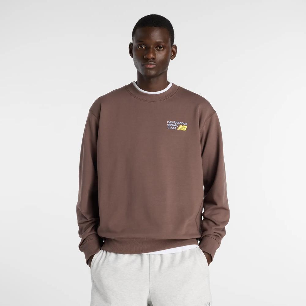 Pánska bunda New Balance MT41547ABP - hnedé