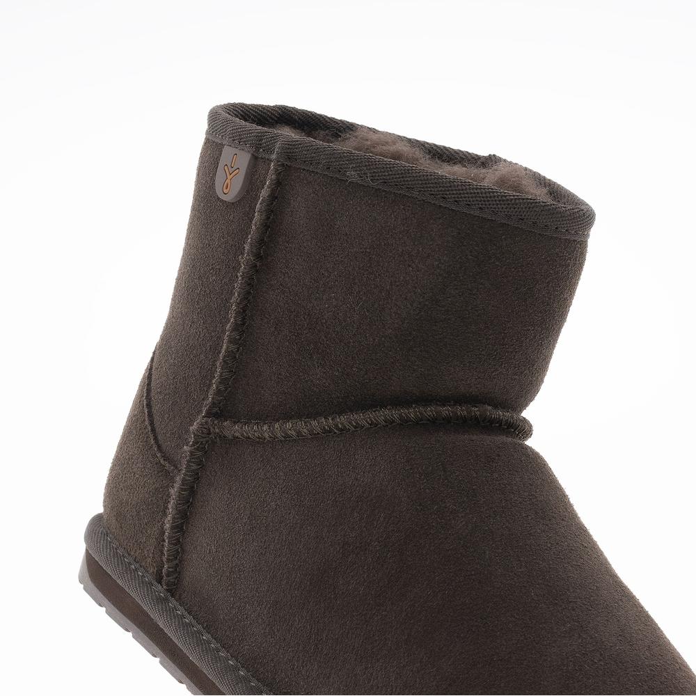 Detské topánky Emu Australia Wallaby Mini K10103CHOC - hnedé