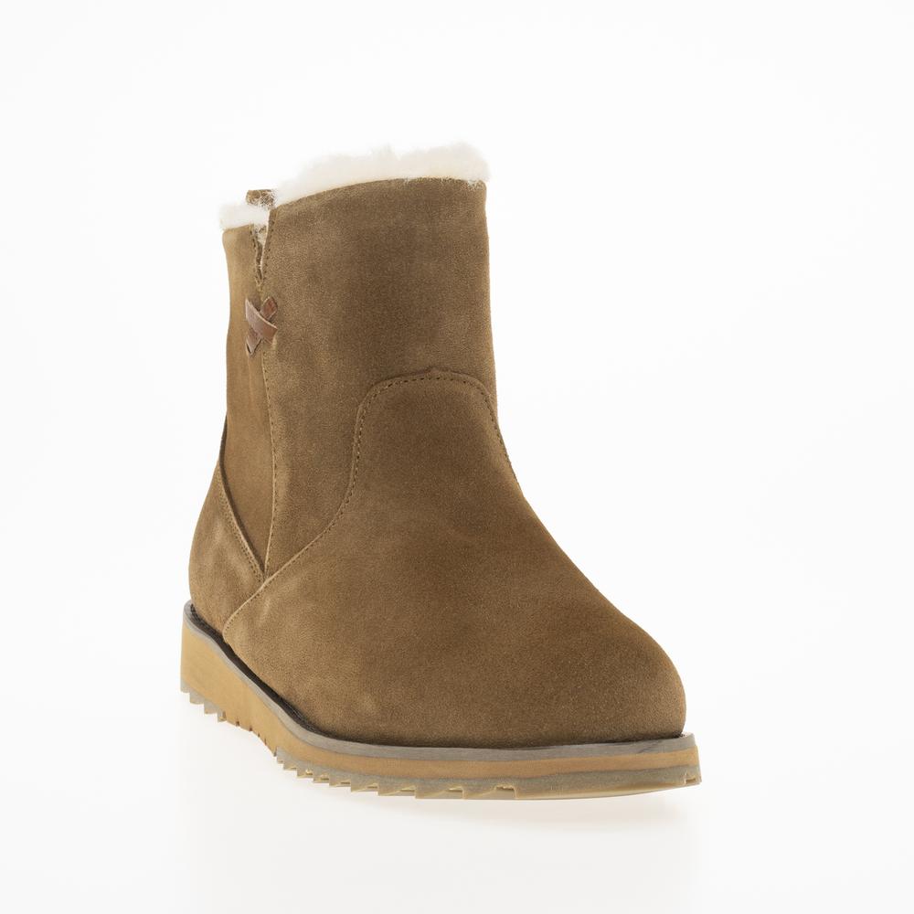 Topánky Emu Australia Beach Mini 2.0 Deluxe Wool Boot W13012CHES - hnedé