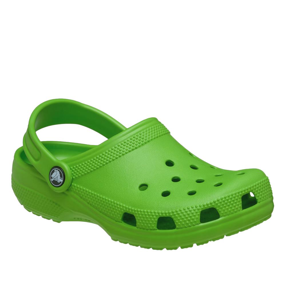 Klapky Crocs Classic Clog 206991-30T - zelené