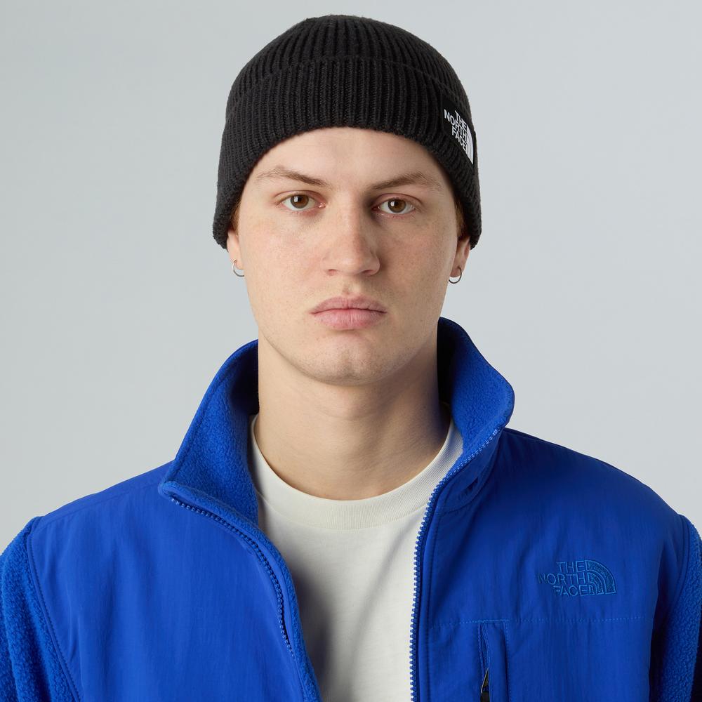 Zimná čiapka unisex The North Face Logo Box Beanie 0A8CHEJK31 - čierne