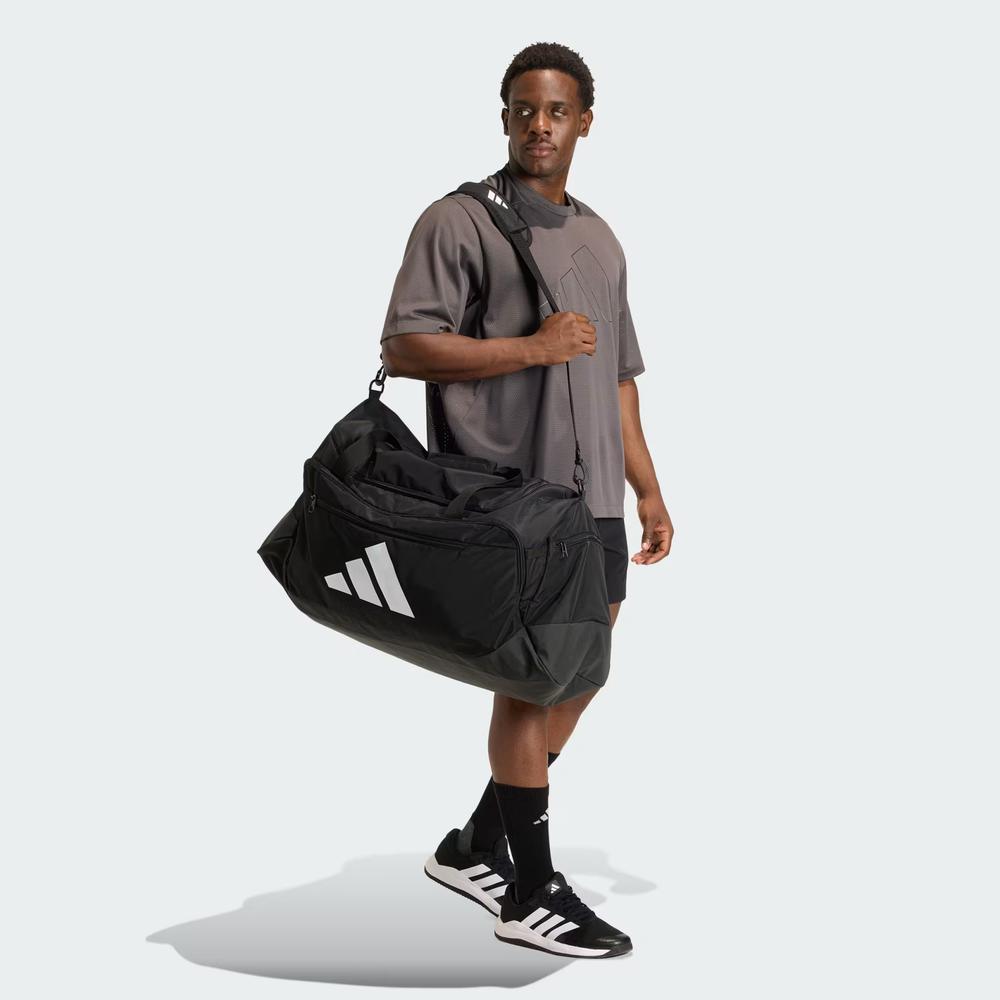 Taška unisex adidas Training Defender Duffle L JZ0606 - čierne
