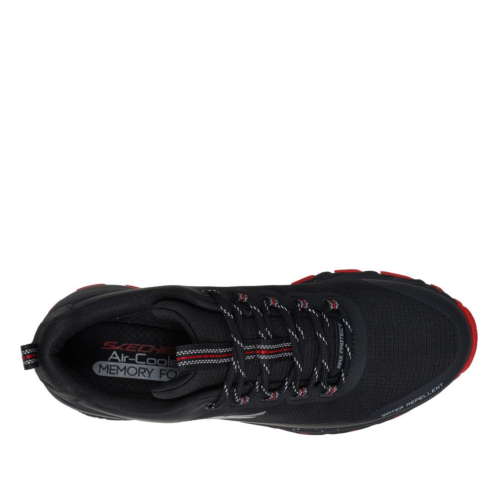 Topánky pánske Skechers Max Protect 237669BKRD - čierne