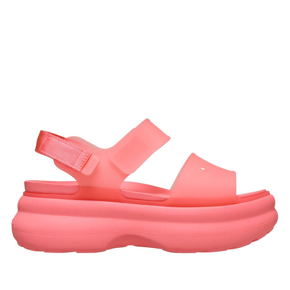 Dámske sandále Crocs Soho Frosted Y-Strap 212651-6UI - ružové