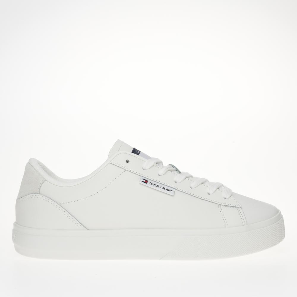 Topánky Tommy Jeans Cupsole Sneakers Ess EN0EN02508-YBL - biele