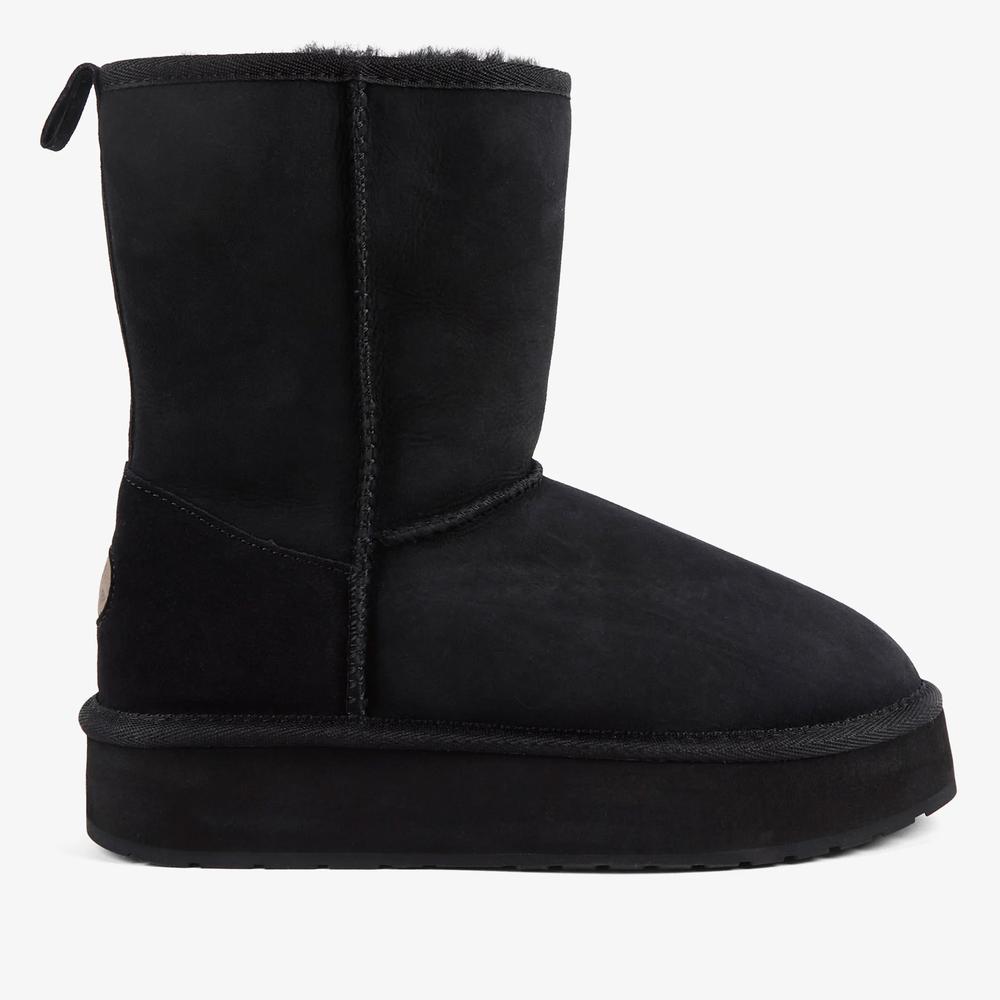 Dámske topánky Emu Australia Stinger Lo Flatform W13190BLAK - čierne