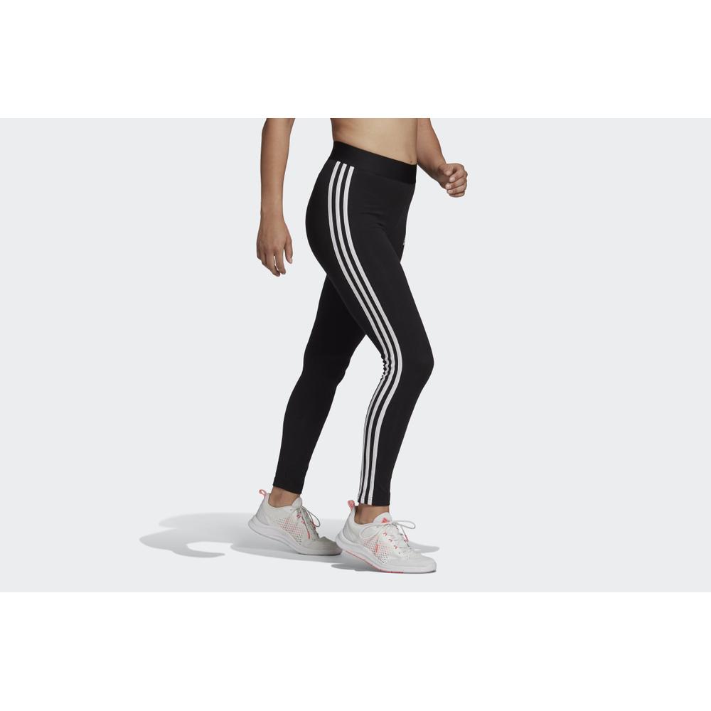 Legíny adidas Loungewear Essentials 3-Stripes Leggings GL0723 - čierne