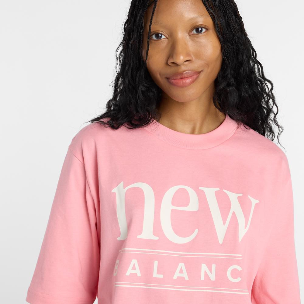Dámske tričko New Balance WT61V5OPAA6 - ružové