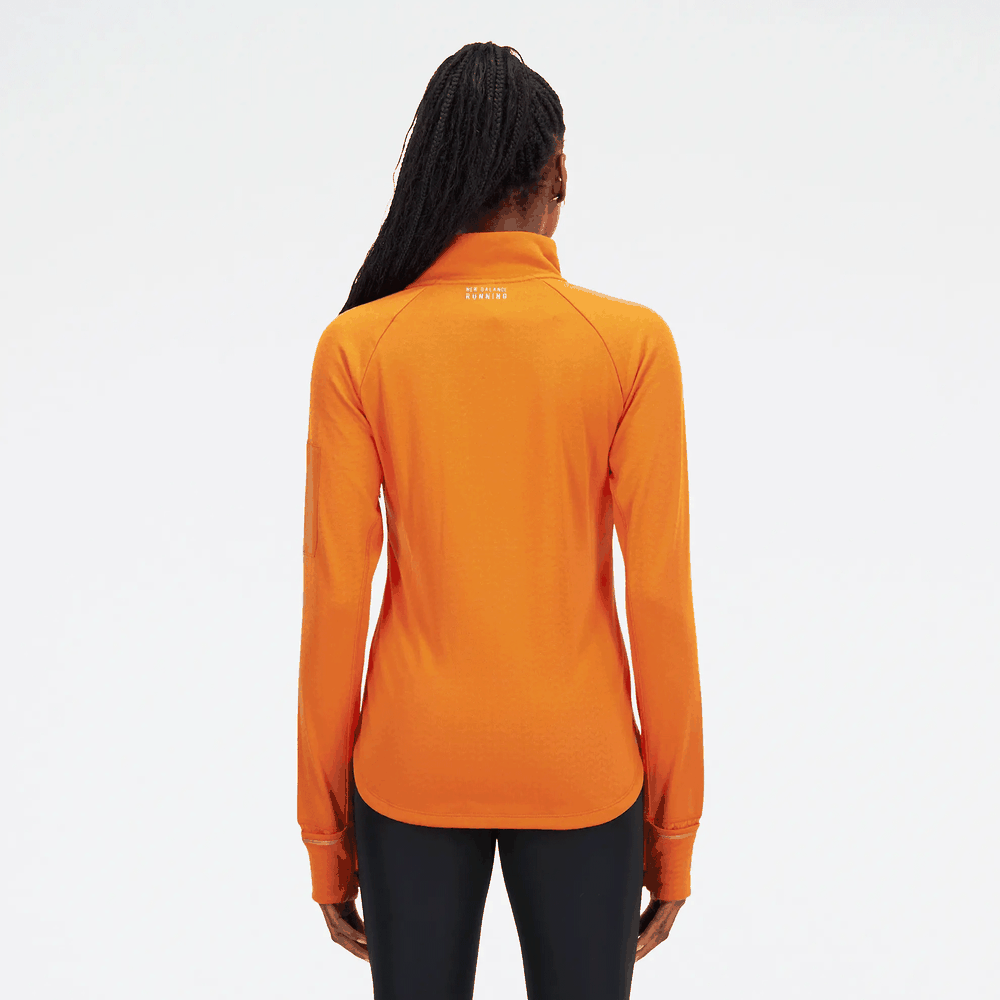 Dámska mikina New Balance WT23252CEN – pomarančové