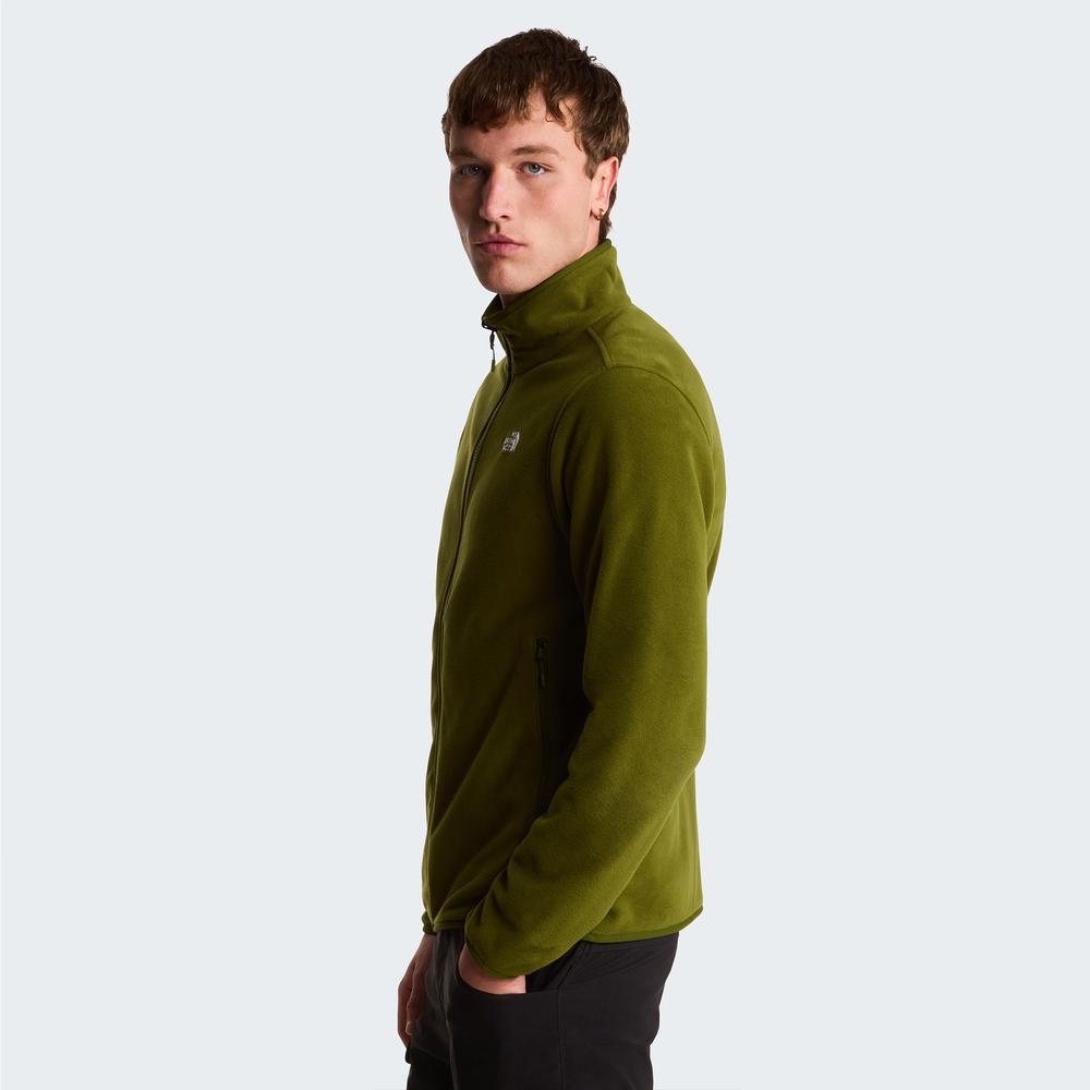 Mužský blúza The North Face Glacier Full-Zip Fleece 0A8D0RBRI1 - zelené