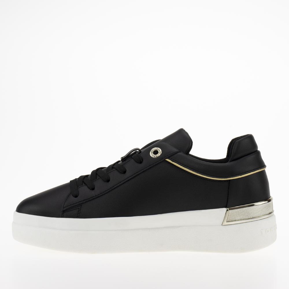 Topánky Tommy Hilfiger Lux Metallic Cupsole FW0FW07030-BDS - čierne