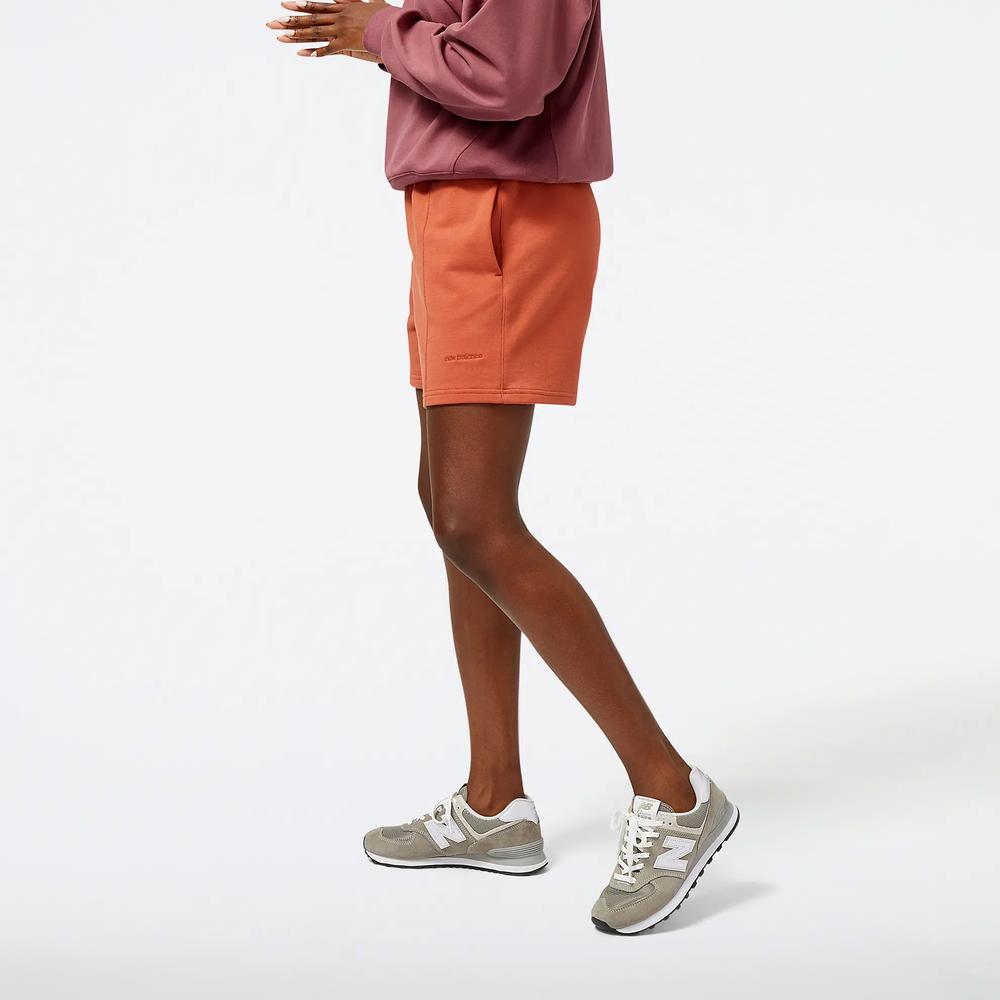 Dámske šortky New Balance WS23552MHY – pomarančové