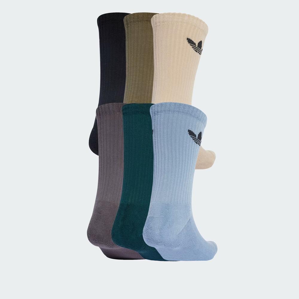 Ponožky adidas Originals Trefoil Cushion Crew Socks 6 Pairs JY2680 - viacfarebné