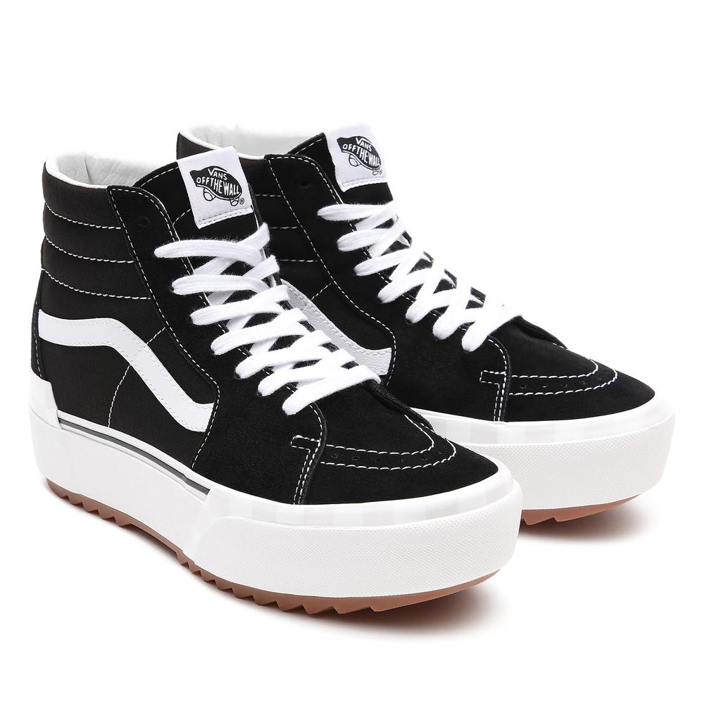 Topánky Vans Sk8-Hi Stacked VN0A4BTW5ZN1 - čierne