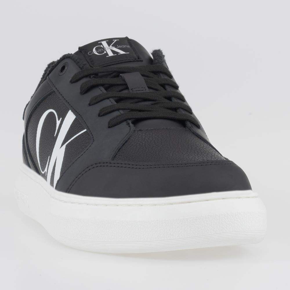Topánky Calvin Klein Casual Cupsole Lth-Pu Mono YM0YM00573-0GJ - čierne