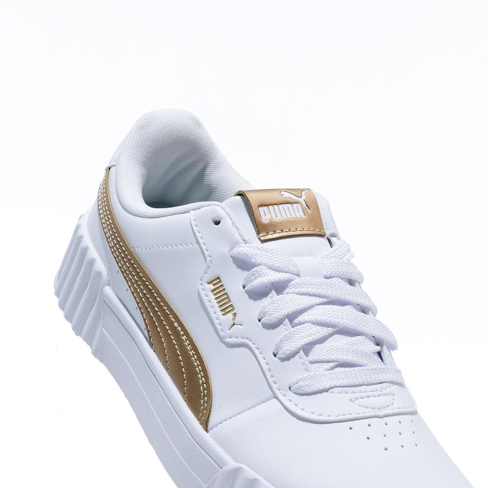 Dámske topánky Puma Carina 3.0 Metallic Glam 40825501 - biele