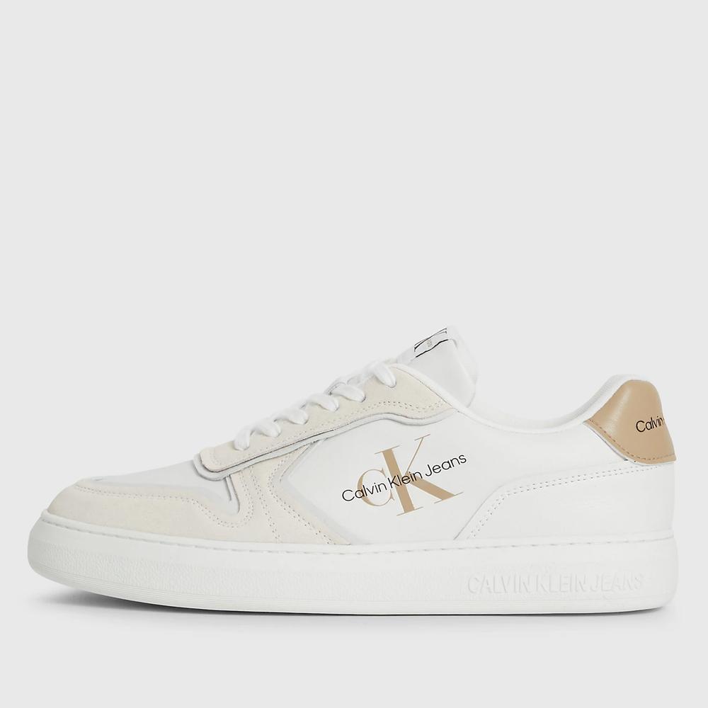Topánky Calvin Klein Casual Cupsole Irregular Lines YM0YM00606-0LA - biele