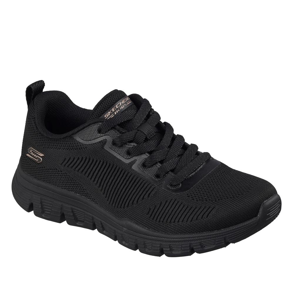 Dámske topánky Skechers Bobs Sport B Light 117700BBK - čierne