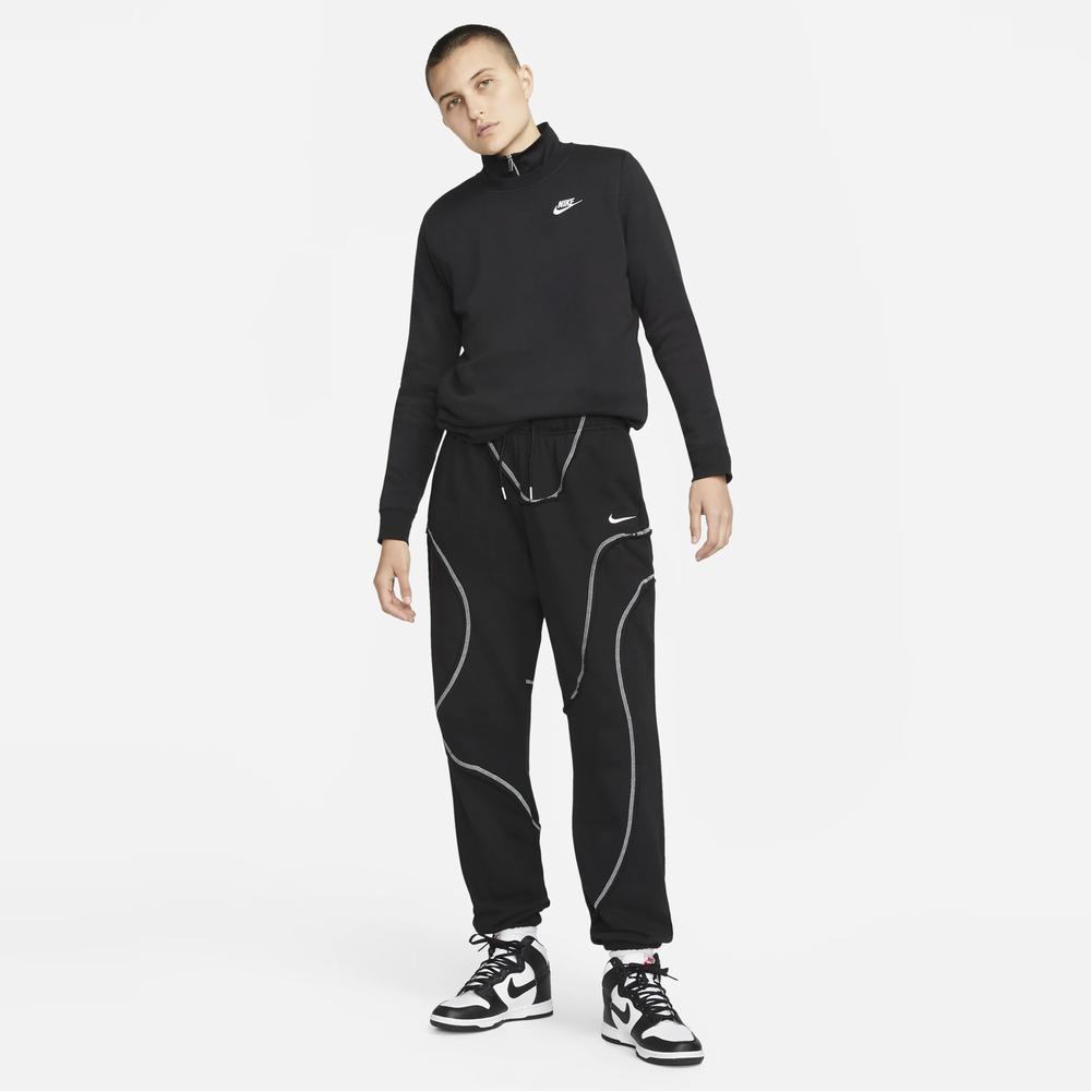 Blúza Nike Sportswear Club Fleece DQ5473-010 - čierne