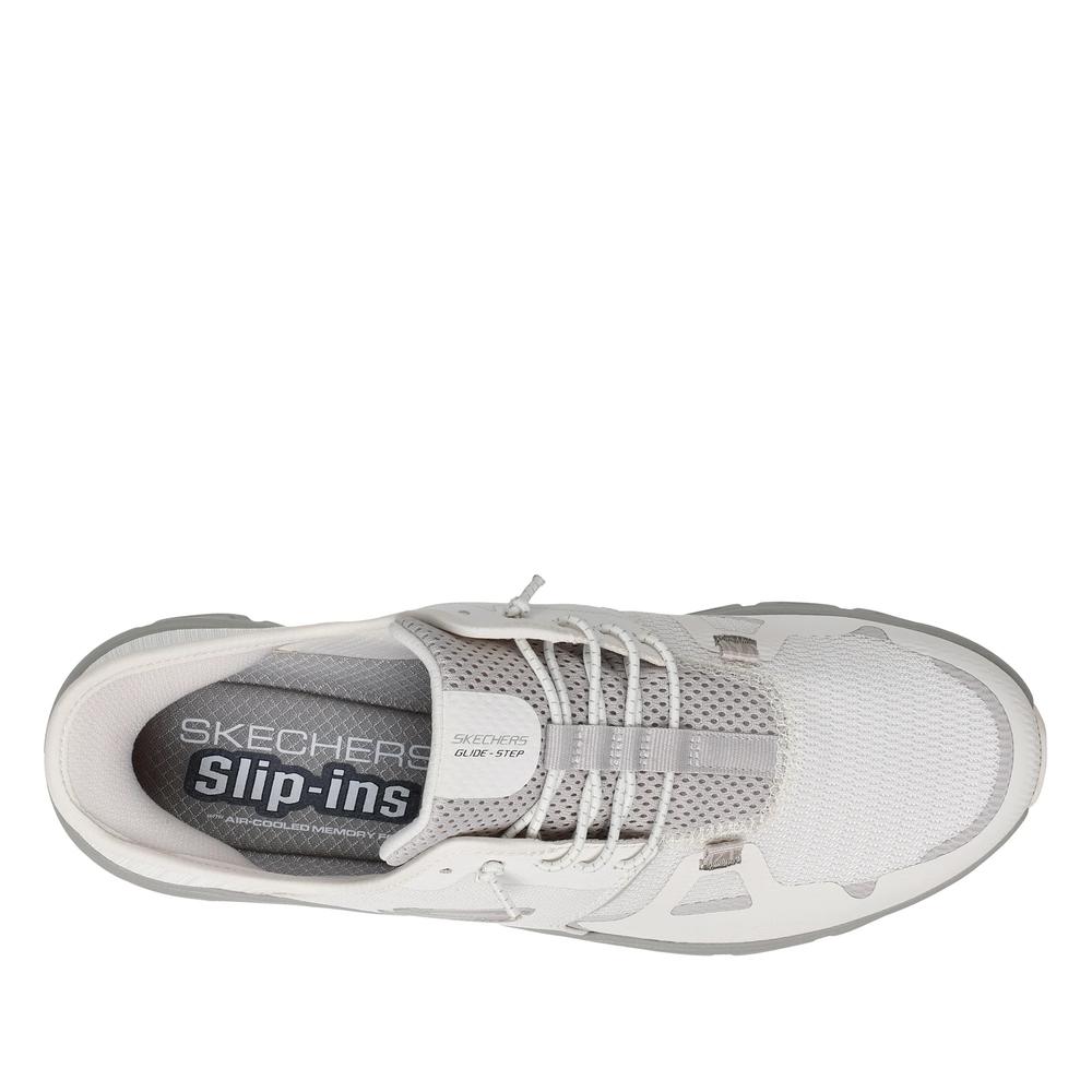 Pánske topánky Skechers Slip-ins: Glide-Step Pro 232930NAT - biele