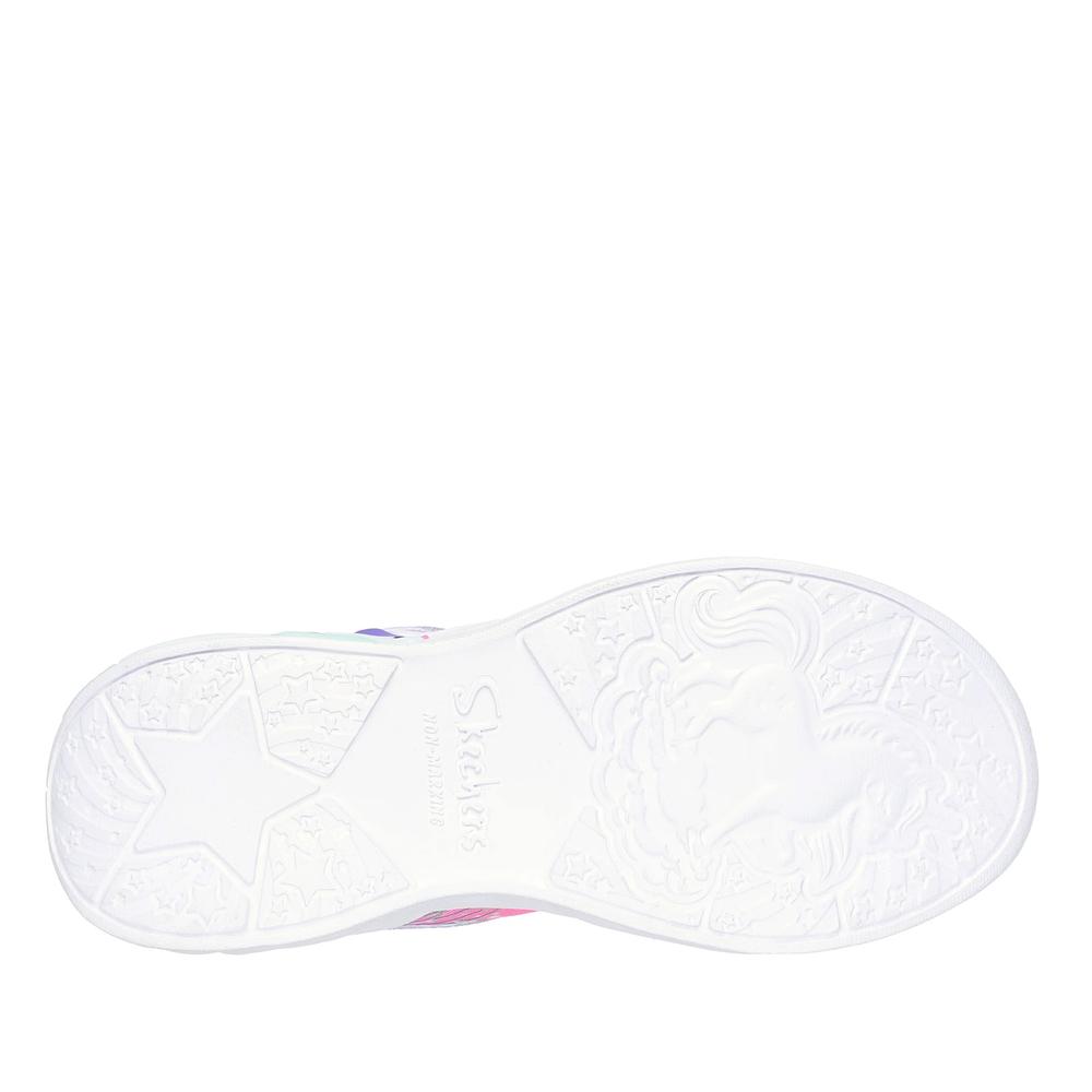 Topánky Skechers S Lights Unicorn Dreams Wishful Magic 302299LLVHP - fialové