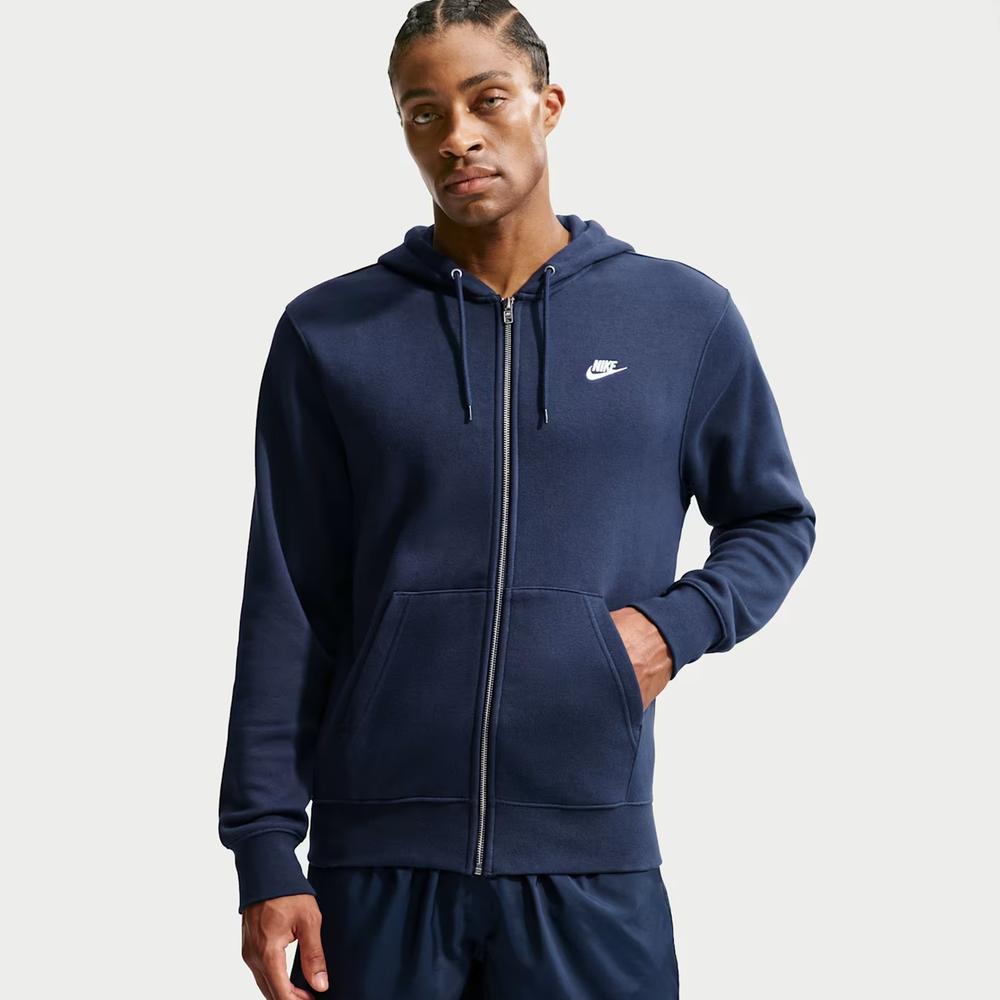 Pánske blúza Nike Club FN3861-451 - tmavomodré