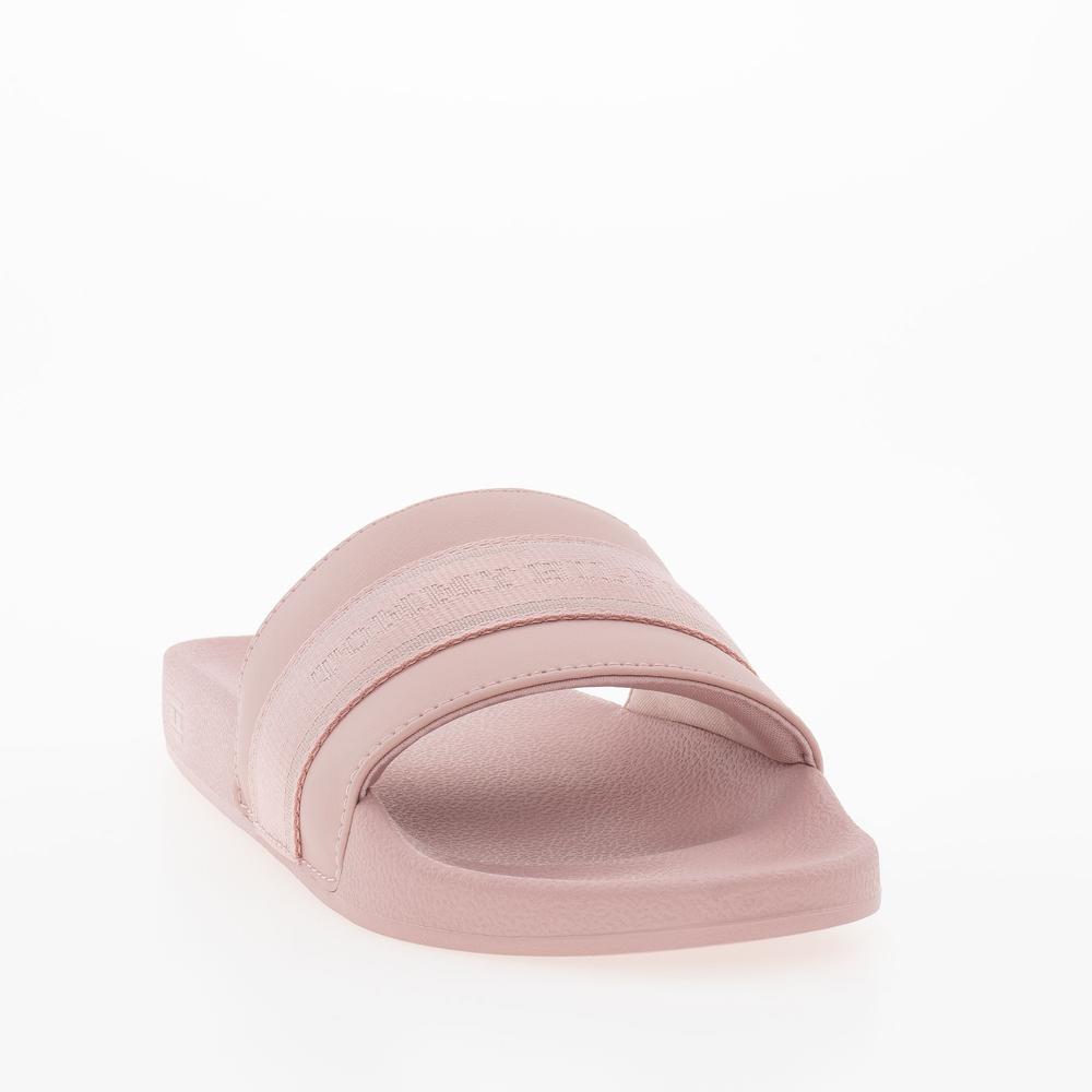 Klapky Tommy Hilfiger Poolside With Webbing Slide FW0FW08529-TQN - ružové