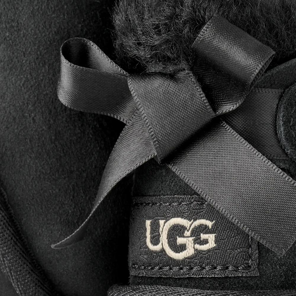 Detské topánky Ugg Toddlers Ultra Mini Bailey Bow Boot 1185920T-BLK - čierne