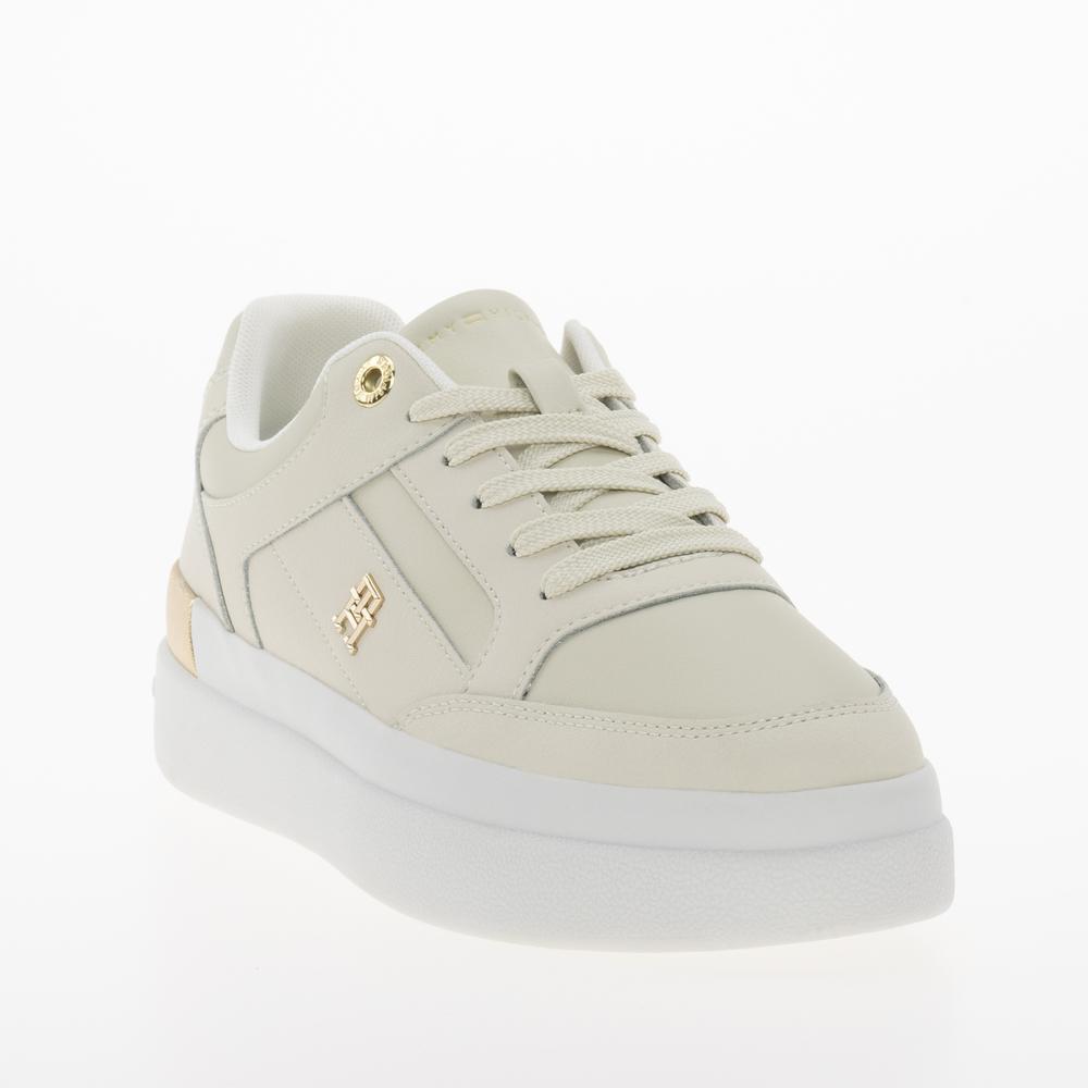 Topánky Tommy Jeans Feminine Court Sneaker FW0FW08126-ACG - béžové