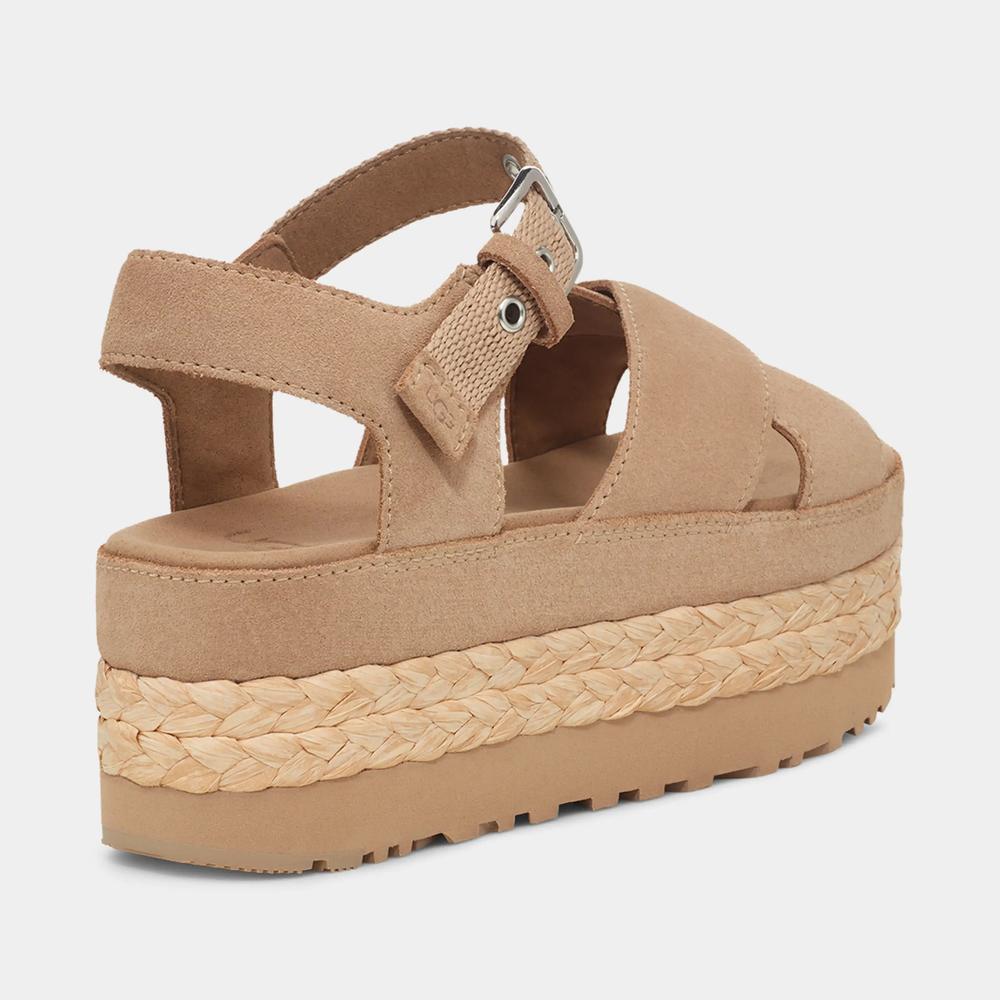 Sandále Ugg Aubrey Platform Sandal 1152711-SAN - béžové