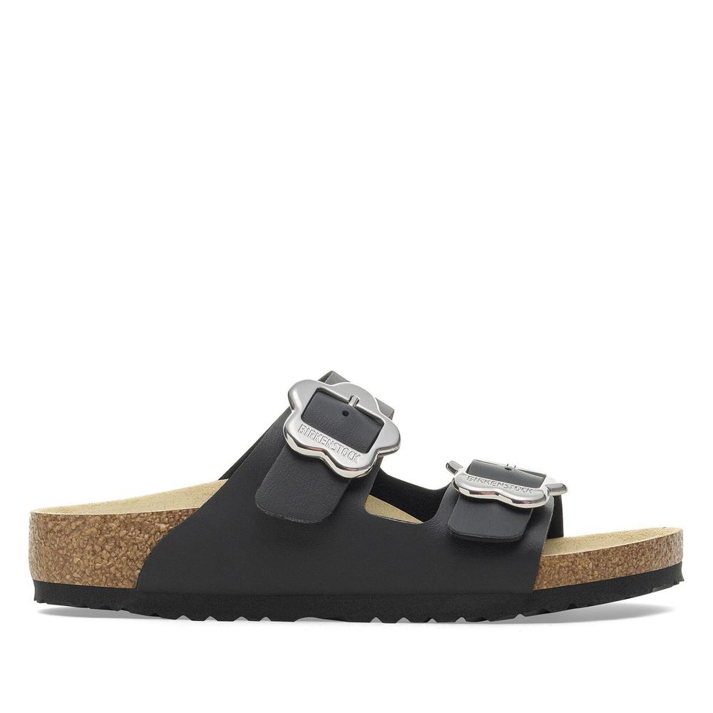 Klapky Birkenstock Arizona Flower Buckle 1029844 - čierne