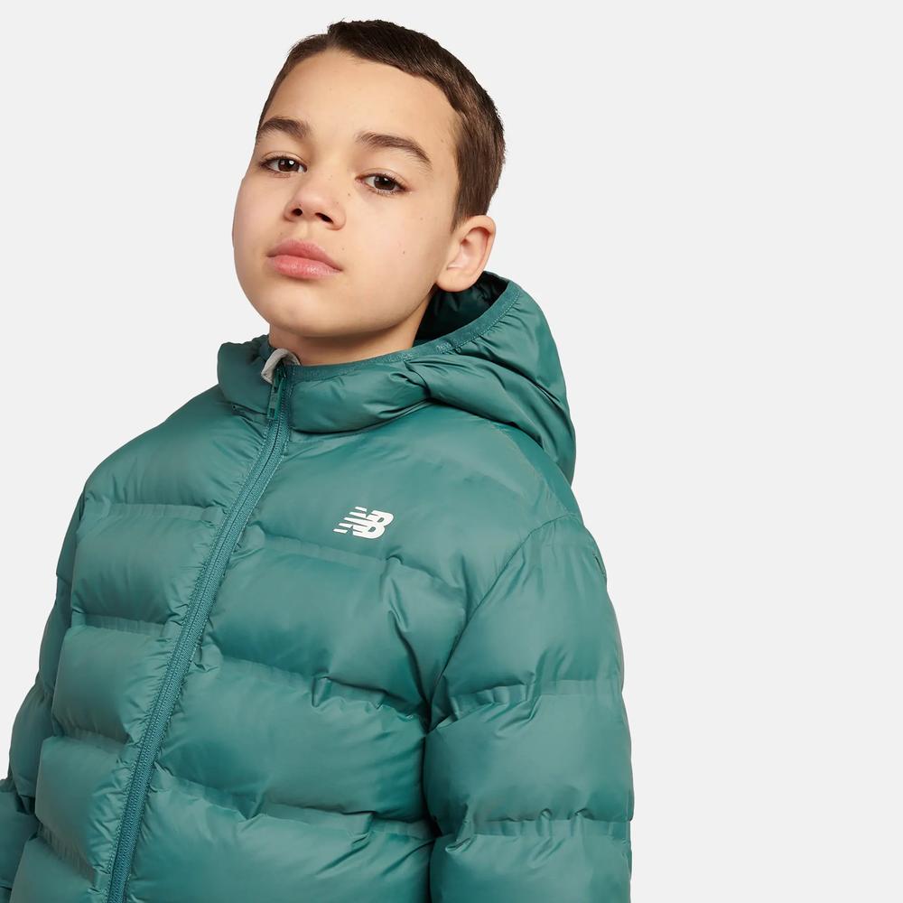 Detské bunda New Balance LAKB0036NUS - zelené