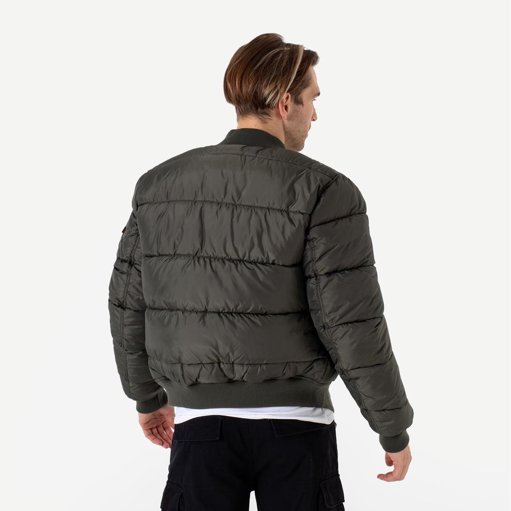 Bunda Alpha Industries MA-1 Puffer Bomber 138116142 - zelené