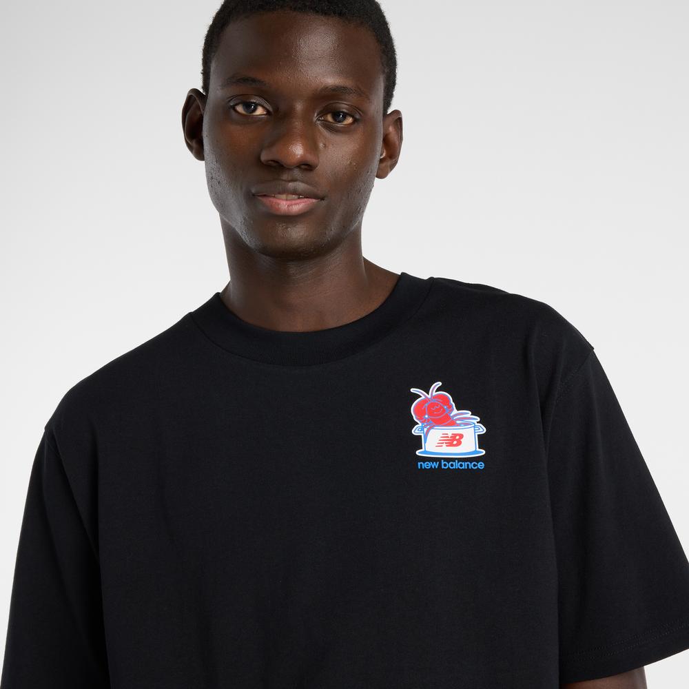 Pánske tričko New Balance MT61Y1F6BK - čierne