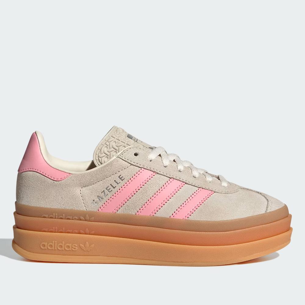 Topánky mládež adidas Originals Gazelle Bold J JQ7409 - béžové