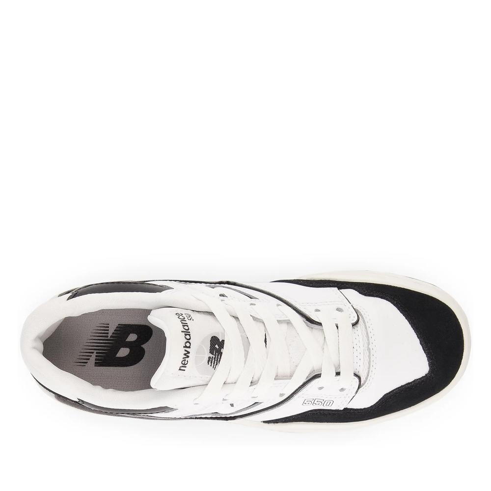 Detské topánky New Balance GSB550CA - biele