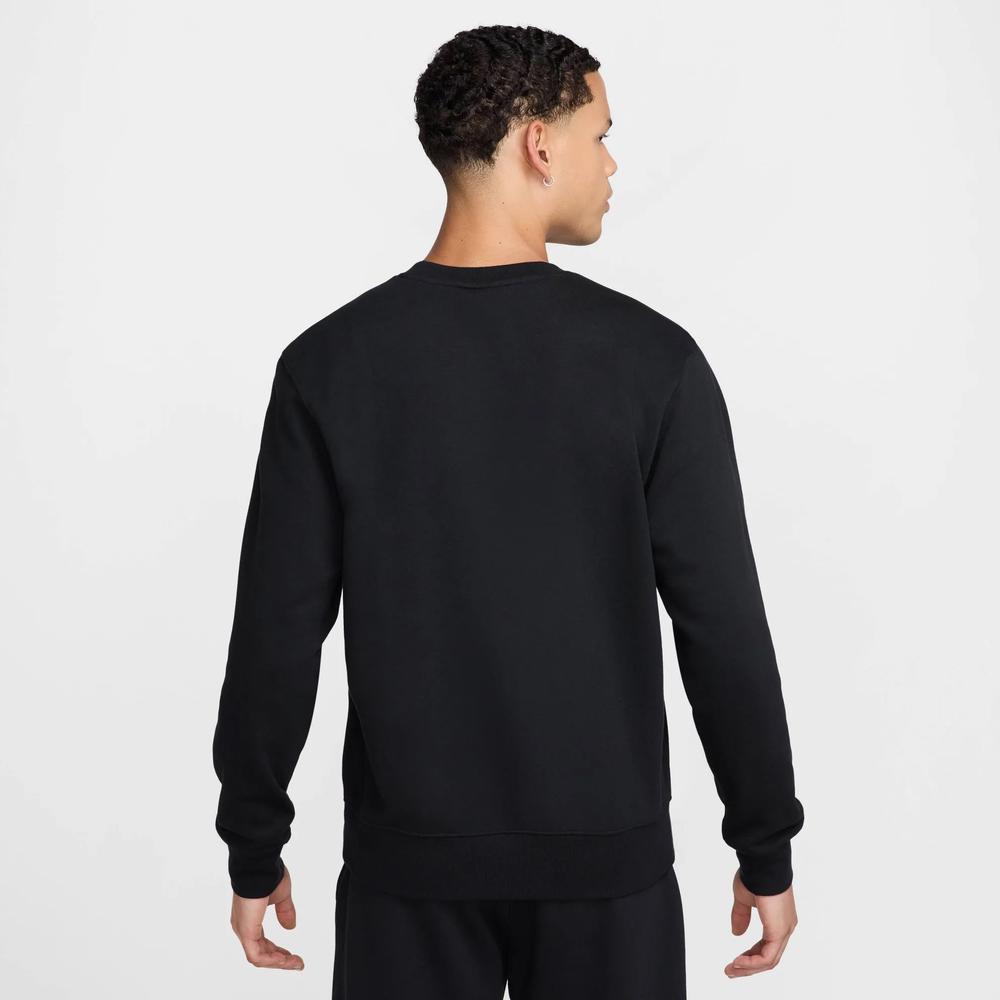 Mužský blúza Nike Club French Terry Crew FN3888-010 - čierne