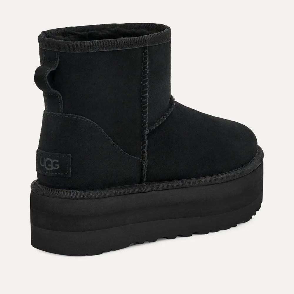 Topánky dámske UGG Classic Mini Platform 1134991-BLK - čierne