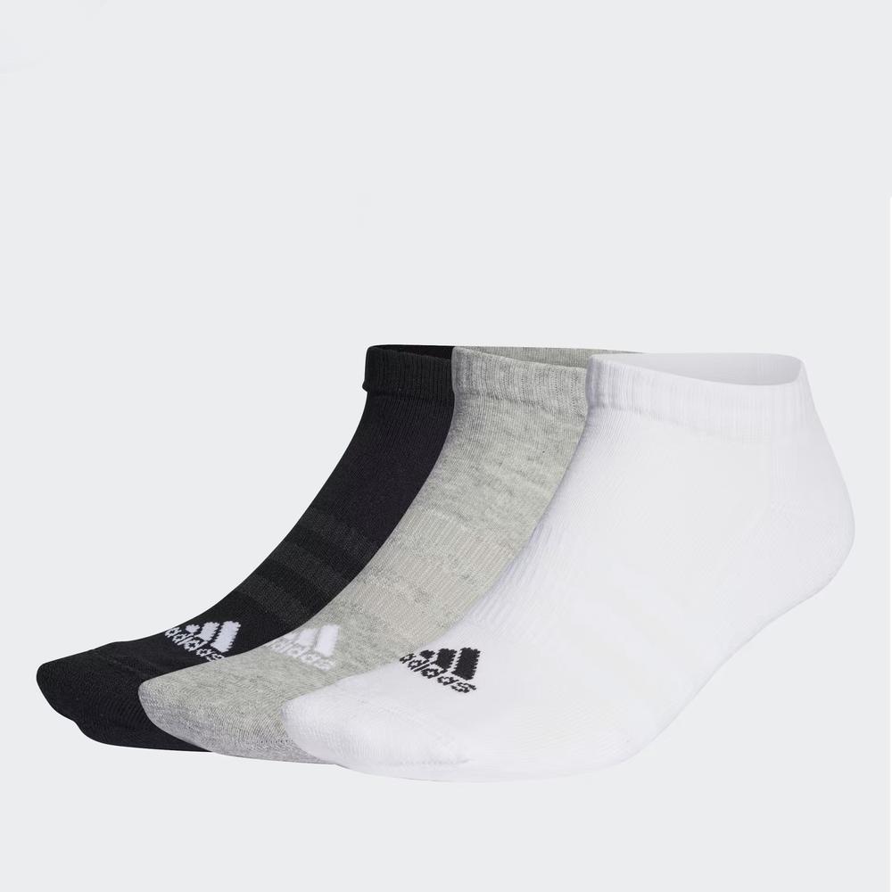 Ponožky unisex adidas Sportswear Think Linear Low-Cut Socks 3 Pairs IC1300 - viacfarebné