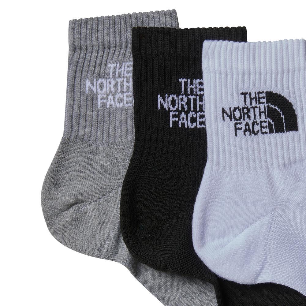 Ponožky unisex The North Face Multi Sport Cush Quarter Sock 3P 0A882G3OW1 - viacfarebné