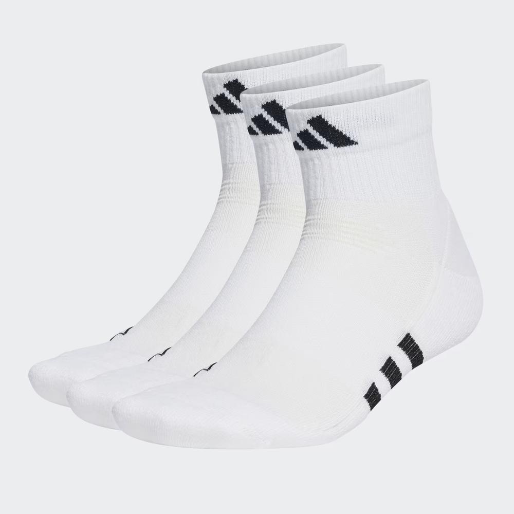 Ponožky adidas Performance Cushioned Mid-Cut Socks 3Pairs HT3450 - biele